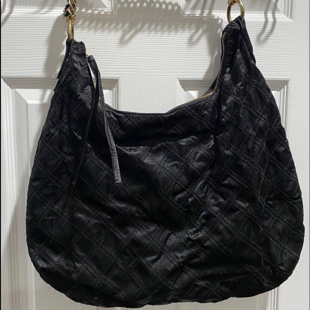 Black patchwork Shoulder Bag